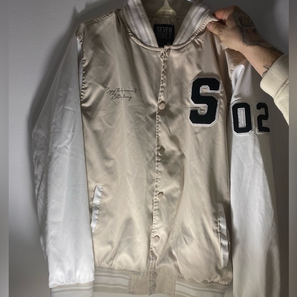 Seven souls (med)- dope skills bomber jacket - Picture 5 of 5